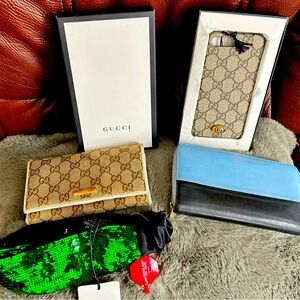 🔥4 Luxury items on SALE! GUCCI & Celine Wallet, iPhone 7/8 case and Headband